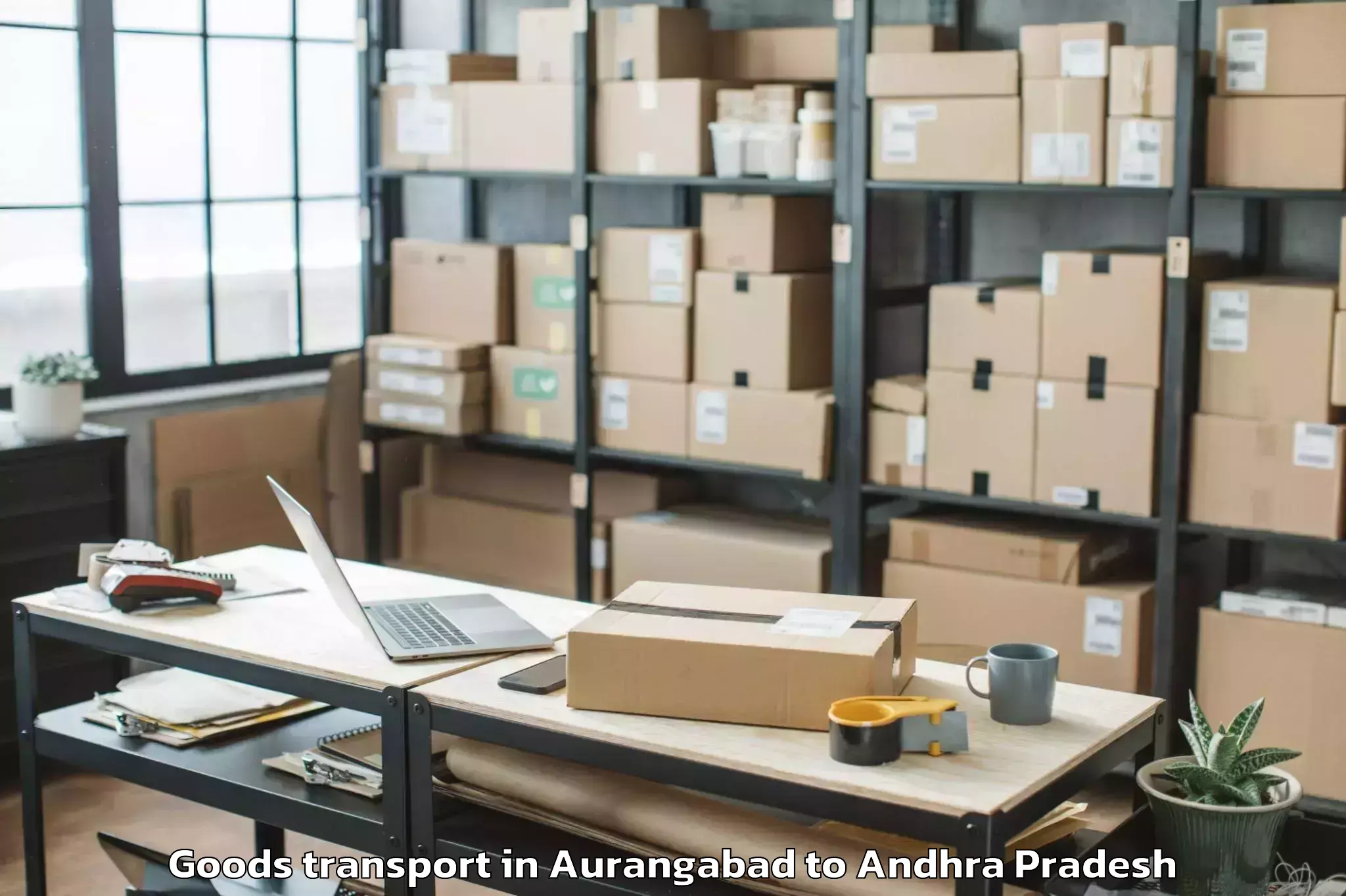 Leading Aurangabad to Gudivada Goods Transport Provider